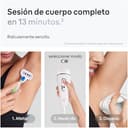 Braun Luz Pulsada Silk-expert Pro 3, Alternativa a Depiladora Laser, Eliminación Del Vello En Casa, Depiladora IPL Con Funda, Maquinilla Venus, 2 Cabezales Para Cara y Cuerpo, Blanca/Plateada, PL3136 - 3