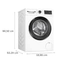 Bosch - Lavadora carga frontal, 10kg, Iron Assist, Pausa + Carga, AntiManchas, Blanco, WGG254Z5ES, 10 kg, Lavadora de carga frontal, Dosificación manual - 2