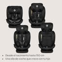 LIONELO Bastiaan i-Size Siège Auto Pivotant à 360° pour les Enfants de 0 à 36 kg et de 40 à 150 cm, Installation Face et Dos à la Route, ISOFIX Sangle TopTether - 3