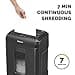 Fellowes 10M7 - Distruggidocumenti Powershred Micro-Cut Deskside da 10 fogli - 4