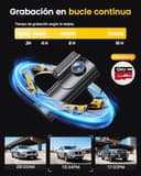 GKU Dashcam Cámara Coche 4K+1080P, 5GHz WiFi Dash CAM Coche con Tarjeta SD de 64GB,Camara Coche Grabadora,170° Gran Angular,Visión Nocturn,WDR,Sensor G,Monitor de Aparcamiento,Grabación de Bucle - 6