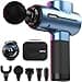 RENPHO Massage Gun, Massage Gun with USB C Charging Port for Muscle Massage, Relaxing, Blue - 1