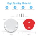 TIUIHU Schraubenloses Wandhalterungs-Set für Nanit smart Pro Baby Monitor,kein Werkzeug,Starke Klebehalterung - 6