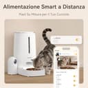 DAISTERN Distributore Automatico Cibo WiFi per Gatti e Cani con Telecamera HD 1080P, Dispenser Crocchette con Camera Rimovibile, Visione Notturna, Supporto 2,4G/5G, AI Funzione, Tuya App - 6