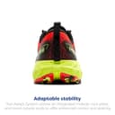 BROOKS 1104261D656 Cascadia 18 Men Cherry Tomato/Lime/Black UK 9 - 3