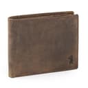 Berliner Bags Portafoglio Uomo in Vera Pelle con Protezione RFID, 4 Carte, 2 Scomparti Banconote, Portamonete, Tasca Documenti, Gettone Carrello, Scatola Regalo – Marrone - 1