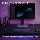 Logitech G G522 LIGHTSPEED, Kabelloses Gaming-Headset, Full-Band-Mikrofon, erweitertes Audio, Tri-Connect (LIGHTSPEED, Bluetooth, USB A auf C), LIGHTSYNC RGB, für PC,Nintendo Switch/Switch 2 – Schwarz - 7