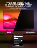 FFJ Retroilluminazione TV, 3,5 m, striscia LED Sync per TV e monitor PC da 40-50 pollici, striscia LED per TV con sensore, controllo smart app, sincronizzazione giochi e musica, strisce per home - 6