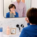 Temporizador de Reloj de Arena 1+3+5 Minutos, Mini Reloj de Madera, Decoración Creativa, Adornos Pequeños, Regalo para Juegos, Aula, Hogar, Oficina (Blanco + Negro) - 7