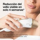 Braun IPL Silk-Expert Pro 5, depilación casera con funda, cabezal de precisión y maquinilla de afeitar Venus, alternativa a la depilación láser, regalo para mujer, blanco/dorado, PL5137 - 2