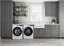 Hoover Pro Wash Series 3 11kg Freestanding Washing Machine, 1400 RPM, A-30% Rated, AI Silent Motion, hOn App, 16 Programmes, ProActive Wash, White & Black Door, 62x60x85 cm - HBR 411BL9-80 - 4