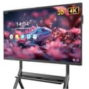 YIXZSWD 55 Pulgadas Smartboard 4K Pizarra Digital Interactiva, UHD Pantalla Táctil Whiteboard con Cámara y Micrófono, 8GB+128GB, Soperta WiFi/Bluetooth/HDMI/USB, para Aula, Hogar, Oficina y Enseñanza - 1