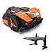 WORX Landroid Vision S250 Robotic Lawnmower WR202E for Gardens up to 250 m², AI Lawn Mower Robot without Boundary Cable, Active Obstacle Avoidance with AI Technology, Hedgehog Protection + WA0825 - 1