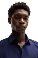 HUGO C- Jenno Camicia, Dark Blue407, 42 Uomo - 3