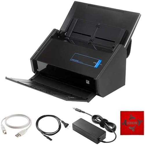 Gedikum Fujitsu IX500 ScanSnap USB High-Speed Cloud-fähiger Scanner für Dokumente, Fotos und Belege für Mac & PC – ADF mit Duplex-Scan-(Generalüberholt)