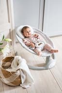 MoMi KENANI Babywippe für Kinder bis 9 kg, klappbar, mit Fernbedienung & Bluetooth zum Verbinden mit Smartphone, Batterie- oder Stromanschluss, mit 5-Punkt-Sicherheitsgurt, Sonnenschutz, Insektennetz - 20