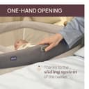 Chicco Next2Me Twins, Cuna Colecho Gemelos, 2 Colchones, Aleta Abatible con una Mano, 11 Niveles de Altura, Barrera Divisoria con Inserciones en Red, Cuna Gemelos, 0-6 Meses - 4