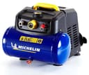 Michelin Compressore d'Aria Portatile MBL6, Compressore Aria Oil-Free da 6 Litri, Manometro Integrato, Pressione Massima 8 Bar, Potenza 1.5 CV - 1