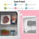 Comfee' RCB359IX2 Frigorífico combinado, 262L, Gran capacidad, Low frost, Altura 177,3 cm, Bajo nivel de ruido 39 dB, Luz LED, Temperatura regulable, Acero inoxidable - 5