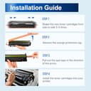 InkNI 218A Toner Cartridges 4 Pack (No Chip) Replacement for HP 218A W2180A for HP 218X for HP Color Laserjet Pro MFP 3301FDW 3201DW 3301SDW 3301CDW Printer Ink W2180X High Yield (4 Pack, B/C/Y/M) - 7