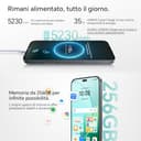 HONOR 400 Lite Smartphone 5G Dual SIM NFC, 8GB RAM 256GB Memoria, 108MP con pulsante AI telefono Android 15, 6.7 pollici AMOLED Eye-Care Display, 5230 mAh,IP64&SGS, Velvet Black [Versione italiana] - 7