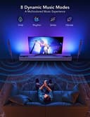 Govee RGBIC TV Light Bars, 38cm WiFi TV Backlight with Double Light Beads, Smart Lighting with Multiple Placement Options Suitable for 45-70inch Television, Work with Alexa and Google Assistant, Black - 7