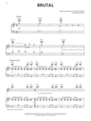 Olivia Rodrigo - Sour: Piano/Vocal/guitar - 5