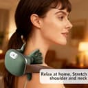 4D NackenmassagegeräT Kabellos, Neck and Cervical Massage, MassagegeräT 4D HäNde, 3 Massagegrade & 2 Temperaturstufen, NackenmassagegeräT Mit WäRme, Geschenke FüR Familie & Freunde (grundlegend) - 7