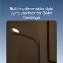 Nanit Pro Smart Baby Monitor And 2nd Gen Floor Stand - 1080P Wi-Fi Video And Sound Camera, Sleep Coach and Breathing Motion Tracker, 2-Way Audio, Real-Time Sleep Analytics - 8