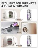 PETKIT Air Purifying Refills for Pura X, Pura Max and Pura Max 2 Self Cleaning Cat Litter Tray, 100% Natural Ingredients Odor Remover, Strong Odor Control, 4 Bottles/Pack - 2