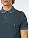 Tommy Hilfiger Polo de Manga Corta para Hombre Regular Fit, Azul (Faded Indigo), S - 2