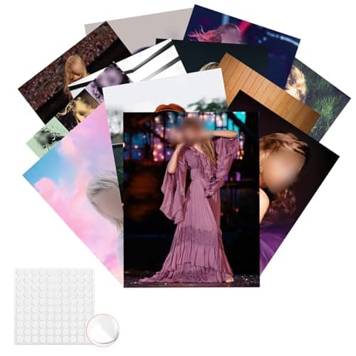 GTOTd Singer Wall Poster 12 Stück mit Wand-Collage Kit 36 x 28cm (14.1" x 11.4") Gifts Merch Sängerin Poster Ungerahmte Version HD Wall Art für Wohnzimmer Club Wand Kunst Dekor