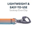 RUFFWEAR Correa de Perro, Front Range Leash, Ligera y Duradera, 1,5 m con manija Acolchada y Clip Crux Giratorio Seguro, Correa Tubelok compacta y aerodinámica, Spring Fade - 3