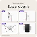 LG UltraFine Monitor 27US550 - 4K UHD IPS 27 inch, 60Hz, 5ms, DCI-P3 90%, 10bit, HDR10, Flicker safe & Reader Mode, Smart Energy Saving, Height-Tilt-Pivot-Swivel Adjustment, DP1.4, HDMI, White - 6