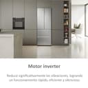 HAIER FD 70 Series 5 HFR5719ENMG - Frigorífico Puerta Francesa, Cajones Direct Access, Circular AirFlow, Motor Inverter, My Zone Plus, Total No Frost, Ancho 70cm, Alto 1,90m, 446L, Luz LED, Inox - 8