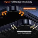 Milomdoi 3 Piezas Protector Pantalla para iPhone 17 Pro Max Privacidad Accesorios Antiespias Cristal Templado con 3 Pieza Protect Cámara Protector de Pantalla - 5