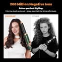 Hair Styler Set Hairstyler 5 in 1 Haarstyler, Airstyler Air Curlers Föhn 5 in 1 Mit Rundbürstenföhn Haarstyler Warmluftbürste Föhn Lockenstab Luft Thermal Brush Für Glätten, Trocknen, Volumen, Locken - 7