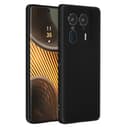 32nd Liquid Silicone Case Cover for Motorola Edge 50 Ultra, Slim and Durable Protective Case - Black - 1