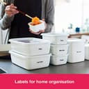 Brother P-touch Cube Bluetooth-Monochrom Beschriftungsgerät (für 3,5 bis 12 mm breite TZe-Schriftbänder, bis zu 20 mm/Sekunde Druckgeschwindigkeit), Hellgrau - 4