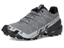 Salomon Men's Speedcross 6 Sneaker, Quiet Shade/Black/Pearl Blue, 9 UK - 7