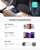 INIU Power Bank, Ultrapequeño 20000mAh 22,5W PD3.0 QC4.0 Bateria Externa Carga Rapida, USB C Input & Output Bateria Portatil, Powerbank Compatible con iPhone 17 16 15 14 Pro MAX Plus, Samsung, Xiaomi - 7