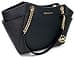 Michael Kors Jet Set Travel Large Chain Shoulder Tote Black 35T5GTVT3L - 1