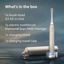 Philips Sonicare DiamondClean Prestige 9900 - Sonic Electric Toothbrush with 1x A3 Premium All-in-One Brush Head and Charging Case in Champagne (Model HX9992/11) - 11