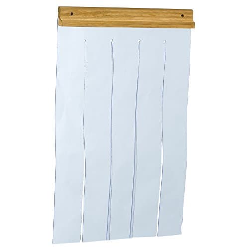 Ferplast Porta per cuccia cani modello DOMUS MAXI, Portina per cucce da esterno, Pvc trasparente antipioggia, vento, freddo, 40,5 x 69 cm