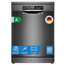 Bosch SMS6ECC12E Serie 6, Lavastoviglie da libera installazione, Home Connect, Extra Clean zone: lavaggio intenso per lo sporco più ostinato, Assistente al lavaggio, Programma Preferito,Nero, 60 cm - 1