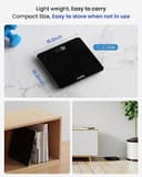 Báscula De Baño Digital RENPHO, Báscula De Peso Corporal De Alta Precisión Con Pantalla Iluminada, Graduación de 0,1 lb (50 g) precisión, Tecnología Step-On, 180kg/400lb, Negro, Core 1S - 7