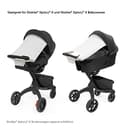Stokke Xplory X Sonnensegel, Light Grey – Schützt das Baby vor der direkten Sonne – Leicht, einfach am Kinderwagen zu befestigen – Aus wasserabweisenden Materialien und Textilien mit UPF 50+ - 6