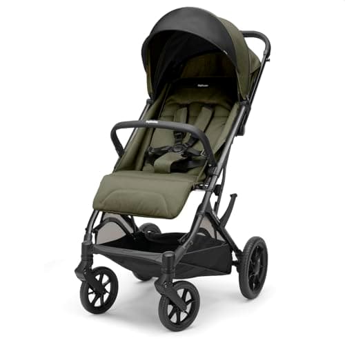 Inglesina Zenit 2 Kinderwagen, Sequoia Green, Kompakt und Leicht, Bis 22 kg, Rückenlehne 170° Verstellbar, Räder mit Federung, Breiter Sitz, Exklusive Amazon