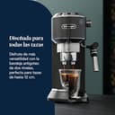 De'Longhi Dedica - Cafetera de Bomba de Acero Inoxidable para Café Molido o Monodosis, Cafetera para Espresso y Cappuccino, Depósito de 1.3 Litros, Sistema Anti-goteo, EC685.BK, Negro - 7