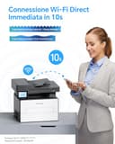 PANTUM BM4309ADW Stampante Laser Multifunzione, Stampa/Scansione Fronte e Retro Automatica in Bianco e Nero, ADF, 30ppm, USB，WIFI, Display Touchscreen da 3.5 Inch, Inbox Toner 1000 Pagine - 4